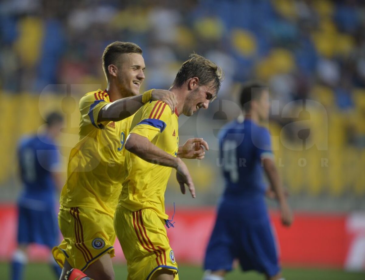 FOTO Victorie importantă la ”tineret” » Viorel Moldovan debutează cu un succes la România U21, 2-1 cu Italia