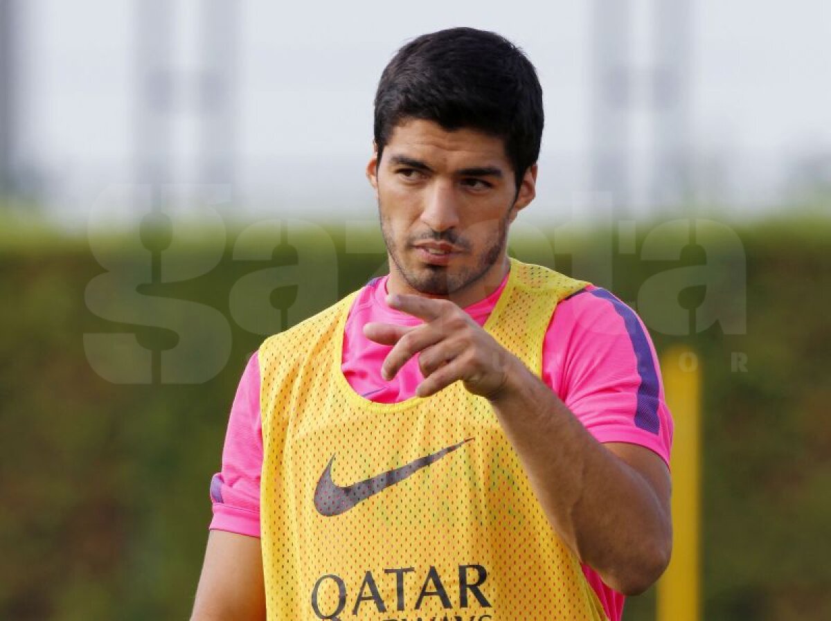 GALERIE FOTO & VIDEO Back in business » Luis Suarez, la primul antrenament cu FC Barcelona: "Să joc aici e visul pe care l-am avut dintotdeauna"