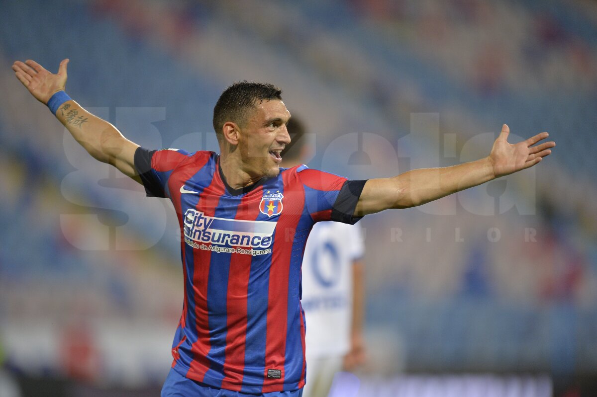 VIDEO şi FOTO Imaginile unei performanţe unice! Cele şase goluri ale lui Keşeru în poarta Pandurilor, cu care fotbalistul Stelei a intrat în istorie