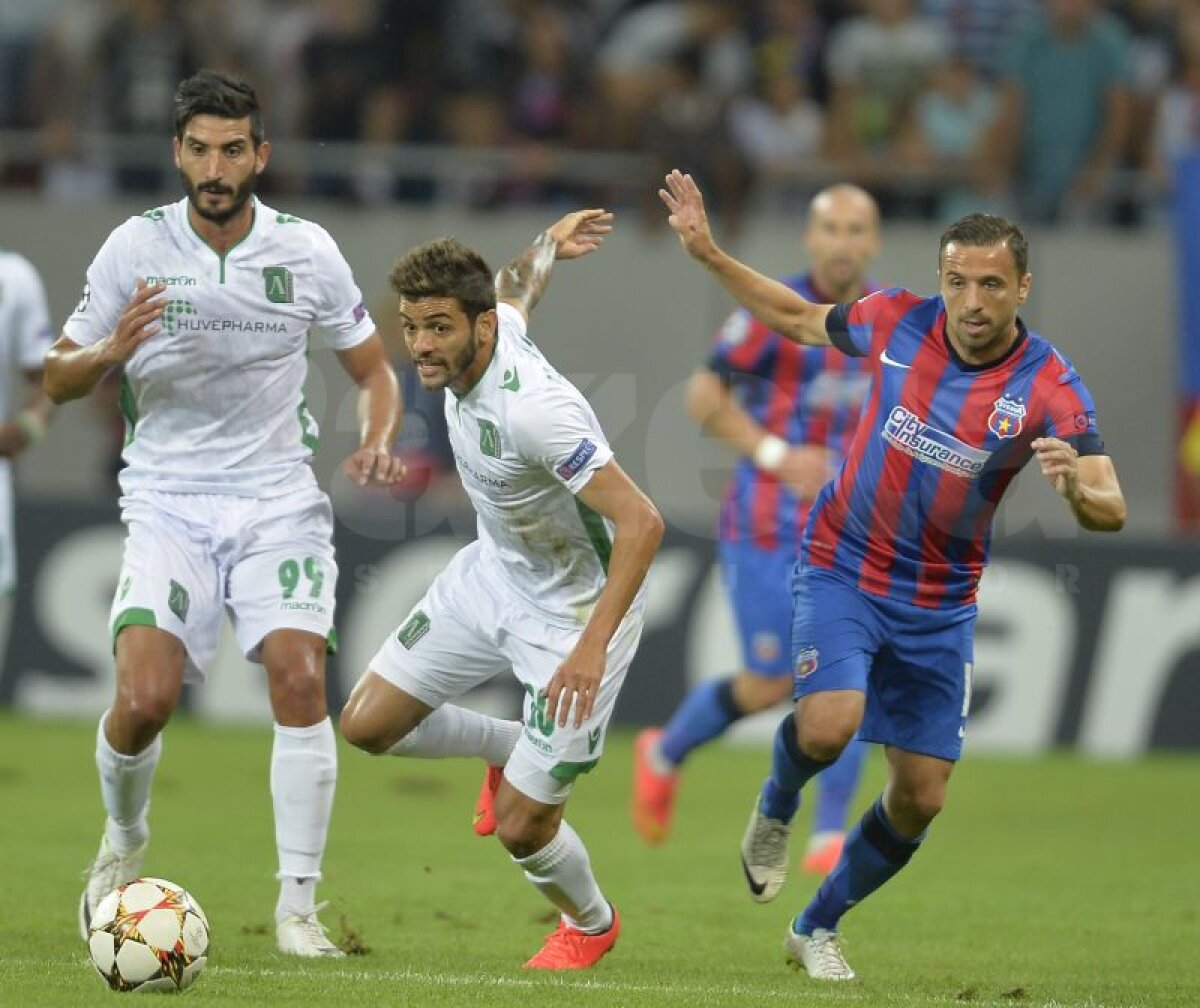 GALERIE FOTO Costel Gâlcă a mizat pe Alexandru Chipciu şi a cîştigat » Steaua - Ludogoreţ 1-0