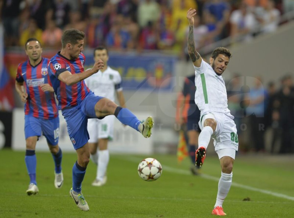 GALERIE FOTO Costel Gâlcă a mizat pe Alexandru Chipciu şi a cîştigat » Steaua - Ludogoreţ 1-0