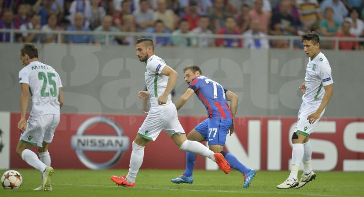 GALERIE FOTO Costel Gâlcă a mizat pe Alexandru Chipciu şi a cîştigat » Steaua - Ludogoreţ 1-0