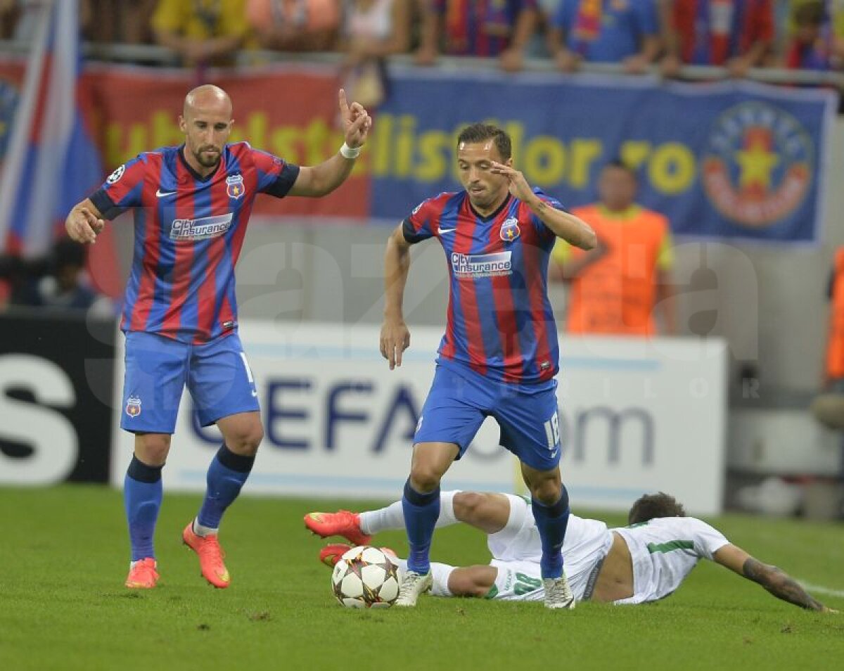 GALERIE FOTO Costel Gâlcă a mizat pe Alexandru Chipciu şi a cîştigat » Steaua - Ludogoreţ 1-0
