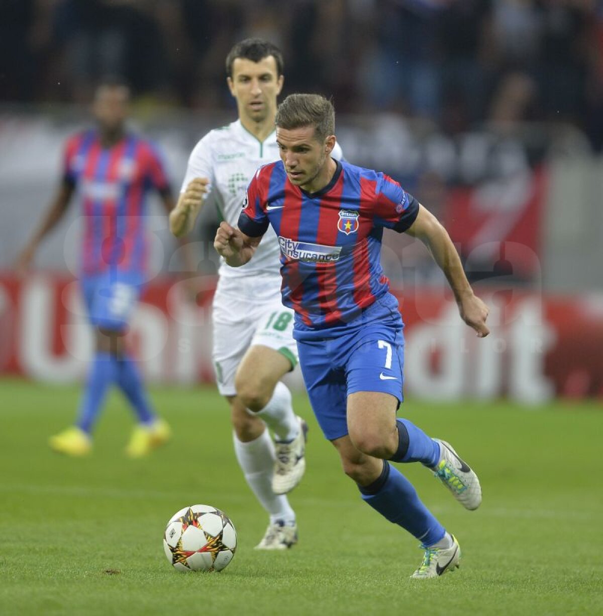 GALERIE FOTO Costel Gâlcă a mizat pe Alexandru Chipciu şi a cîştigat » Steaua - Ludogoreţ 1-0