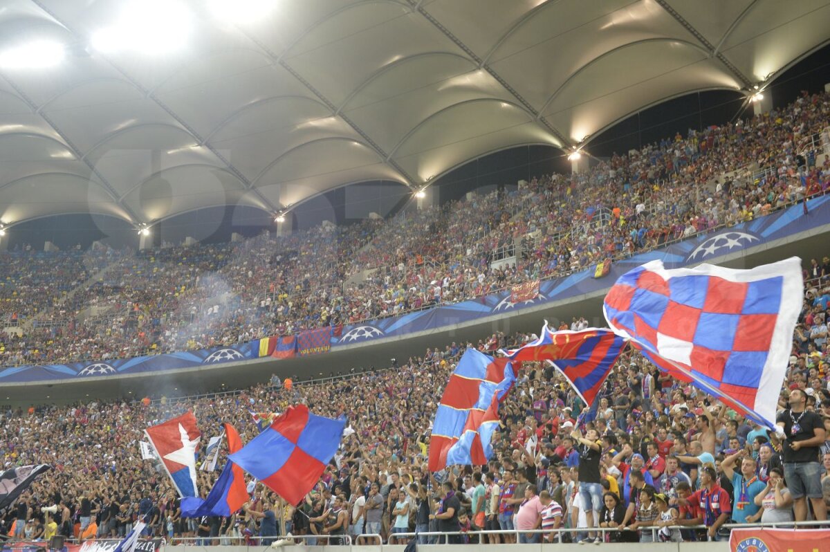 GALERIE FOTO Duelul galeriilor pe Naţional Arena: "Ţiganii, ţiganii" vs. "ŢSKA, ŢSKA!"