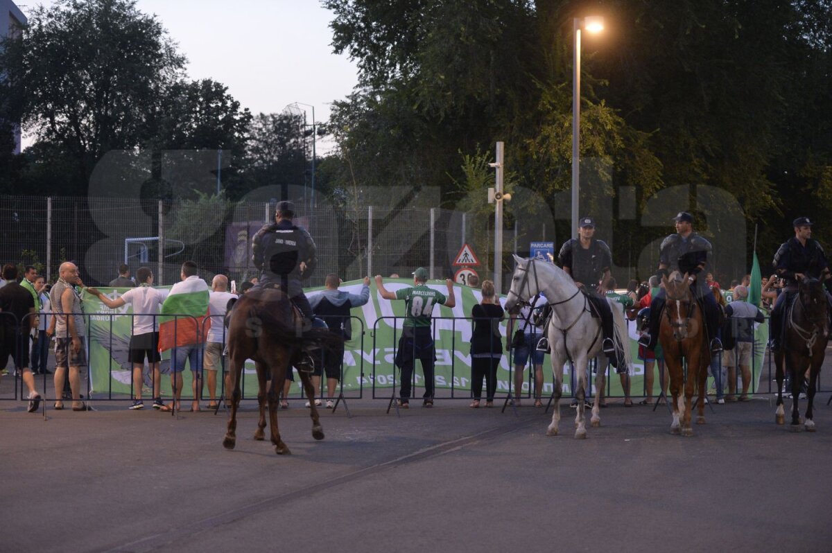 GALERIE FOTO Duelul galeriilor pe Naţional Arena: "Ţiganii, ţiganii" vs. "ŢSKA, ŢSKA!"