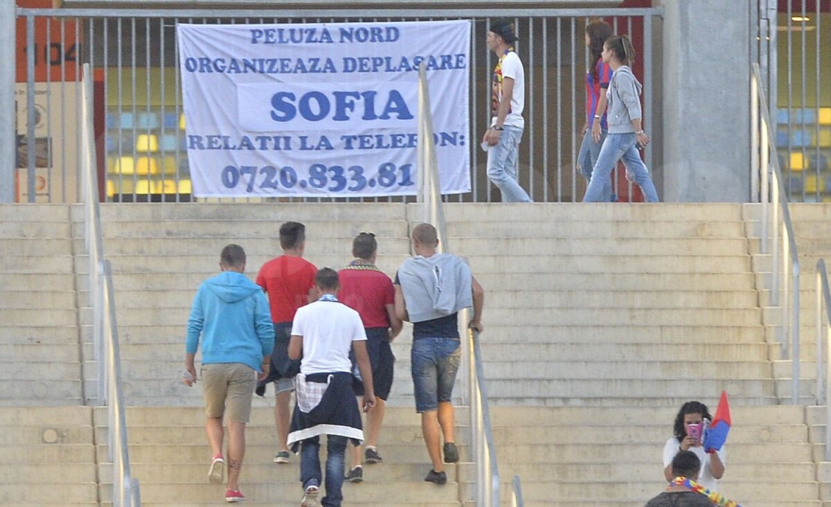 Sofia chiar va fi roş-albastră! » Număr record de suporteri stelişti la returul cu Ludogoreţ
