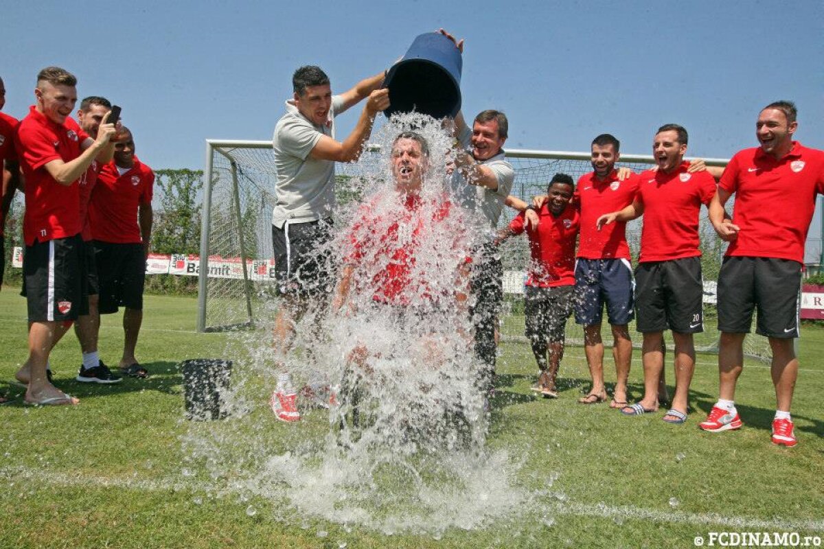 VIDEO şi FOTO Flavius Stoican a acceptat provocarea lui Constantin Anghelache! #IceBucketChallenge, episodul 2 la Dinamo