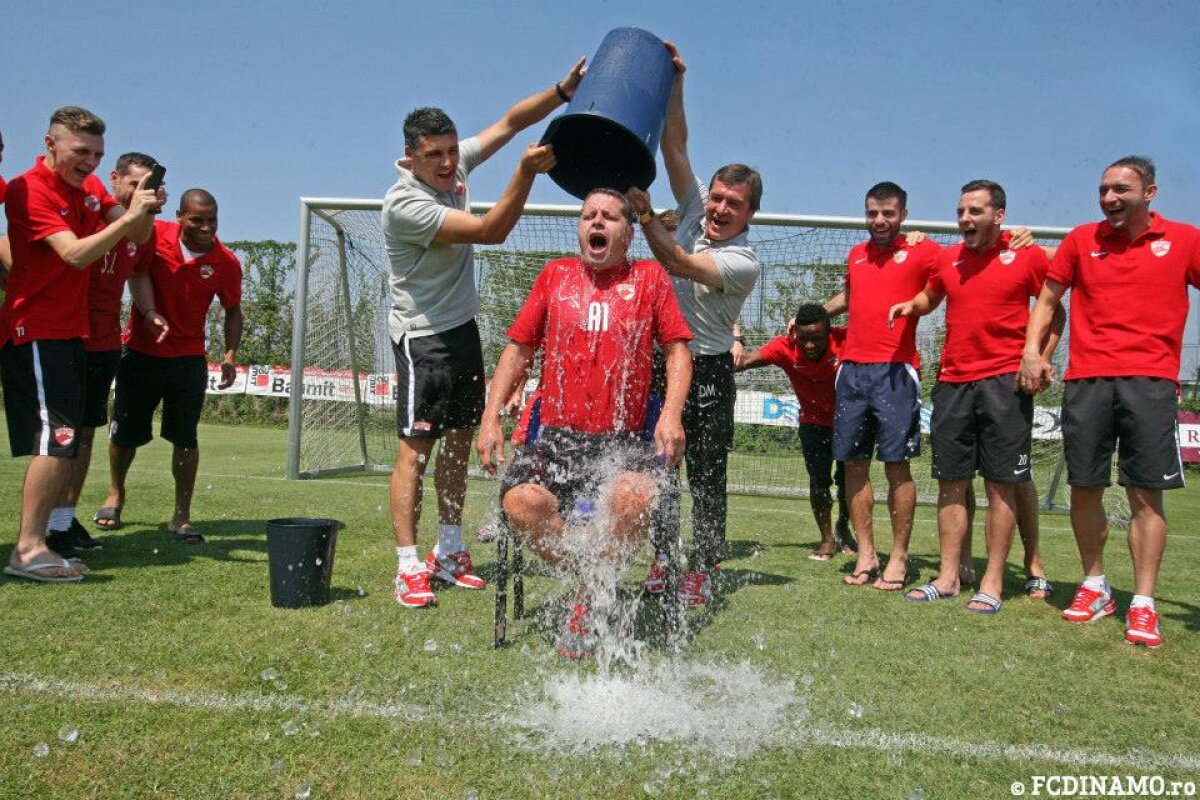 VIDEO şi FOTO Flavius Stoican a acceptat provocarea lui Constantin Anghelache! #IceBucketChallenge, episodul 2 la Dinamo