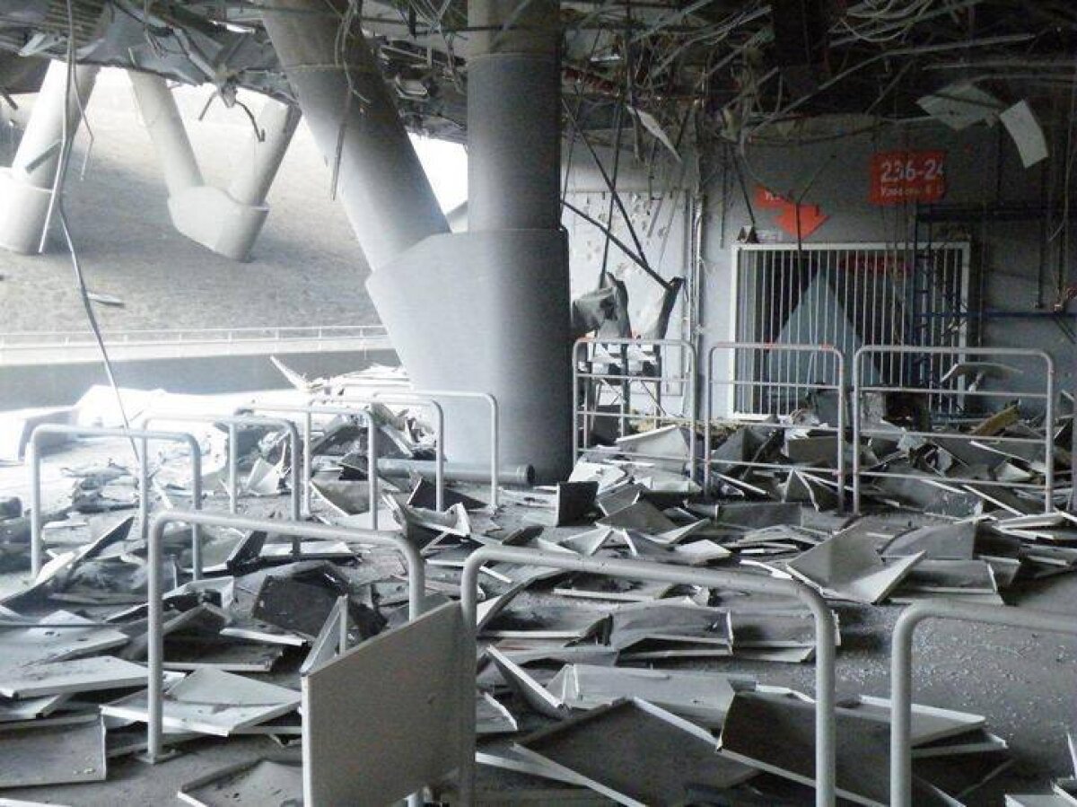 FOTO » Şocant! Două explozii puternice în această dimineaţă la stadionul lui Şahtior, Donbass Arena!