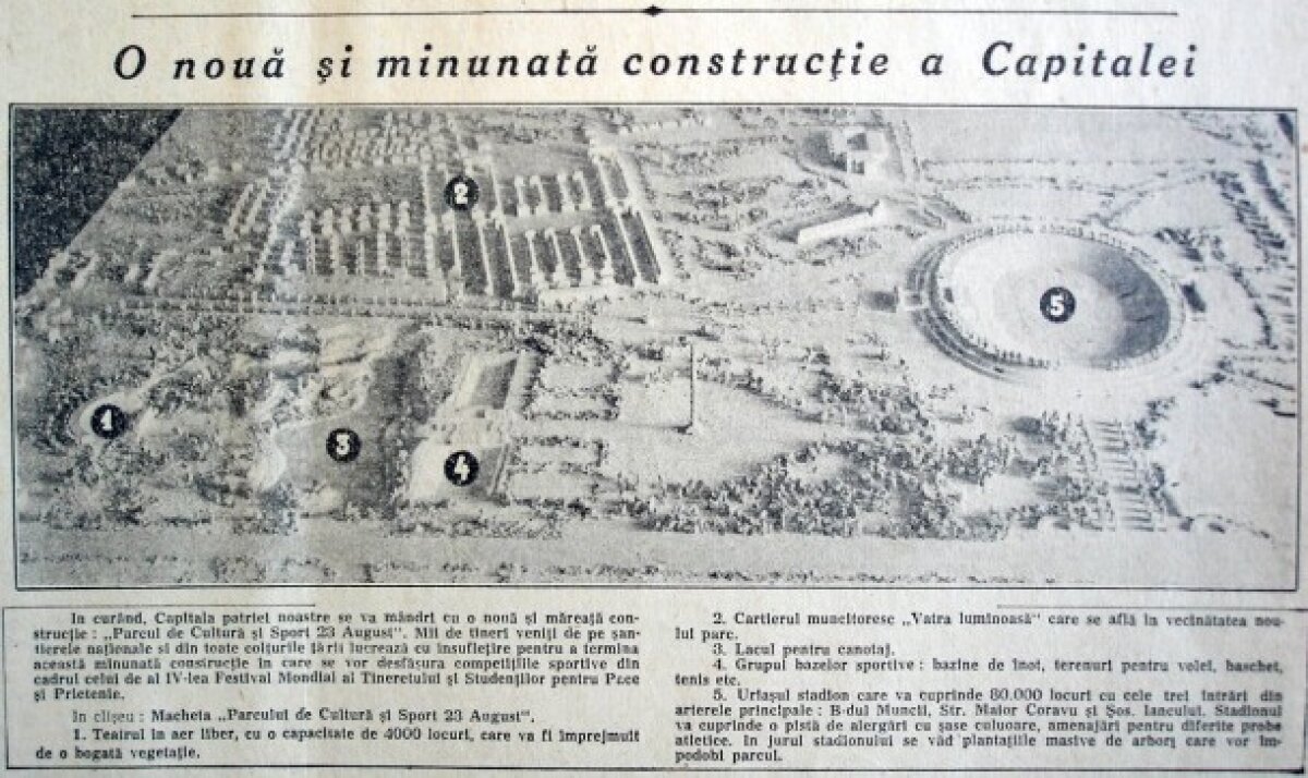 REMEMBER GSP » Stadionul "23 august" a fost clădit pe locul unde se ţineau tîrgurile de vite şi bîlciurile. 6 momente de legendă: de la Anişoara Cuşmir la Steaua-Rapid!