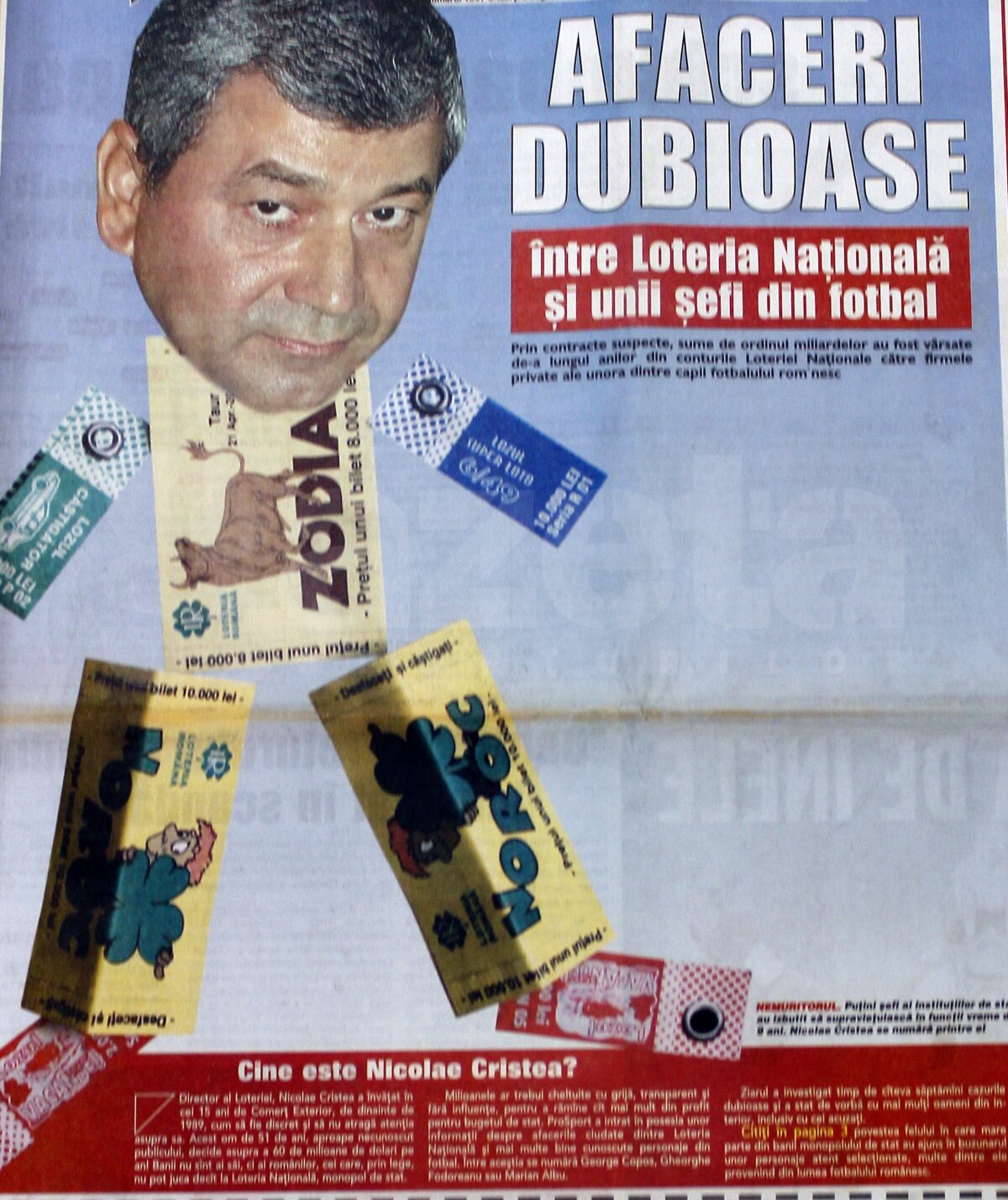 Nu rata AZI o ediţie specială a Gazetei Sporturilor » "Dosarul Loteria" nu e doar un succes al ziarului nostru, ci al întregii prese!