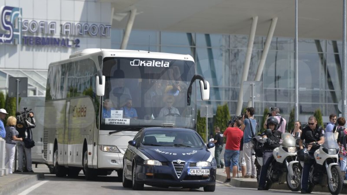 GALERIE FOTO Steaua, primire VIP la Sofia » Tănase dă examenul final diseară