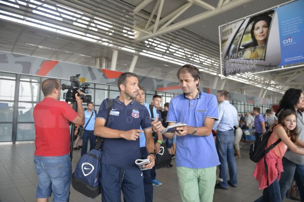 FOTO Asediul vînătorilor de autografe »	 10 suporteri ai sportului au obţinut suvenirurile mult dorite din partea roş-albaştrilor