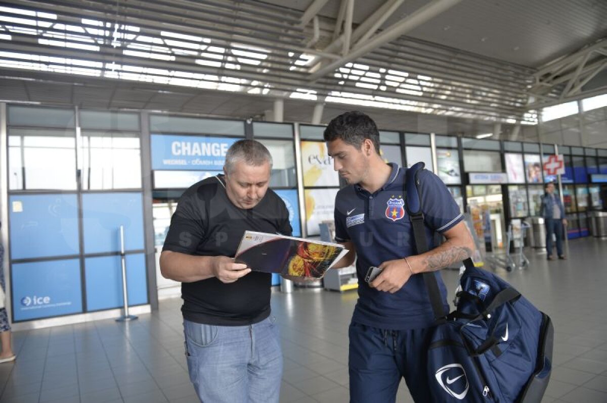 FOTO Asediul vînătorilor de autografe »	 10 suporteri ai sportului au obţinut suvenirurile mult dorite din partea roş-albaştrilor