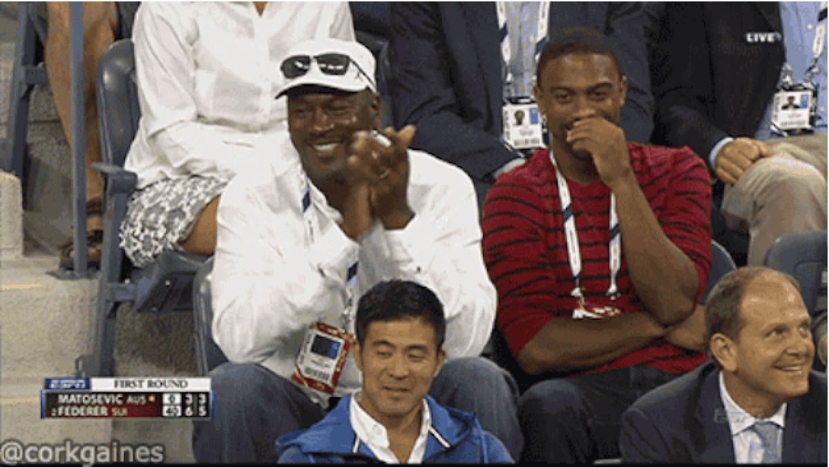 VIDEO Roger Federer a oferit un nou moment de geniu! Şi marele Michael Jordan a fost impresionat!