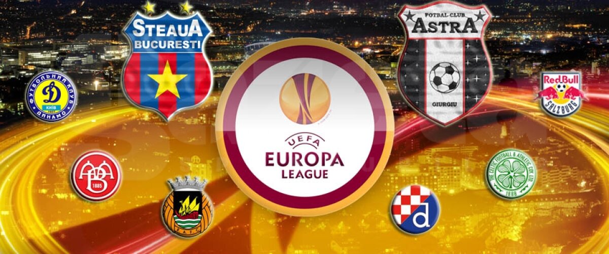 Steaua a avut NOROC la tragerea adversarelor din Europa League! Trupa lui Gâlcă se întoarce unde a făcut istorie! Cu cine a picat Astra