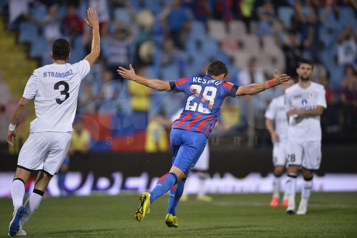VIDEO şi FOTO Steaua - Gaz Metan 3-1 » Show marca Sînmărtean şi Keşeru!
