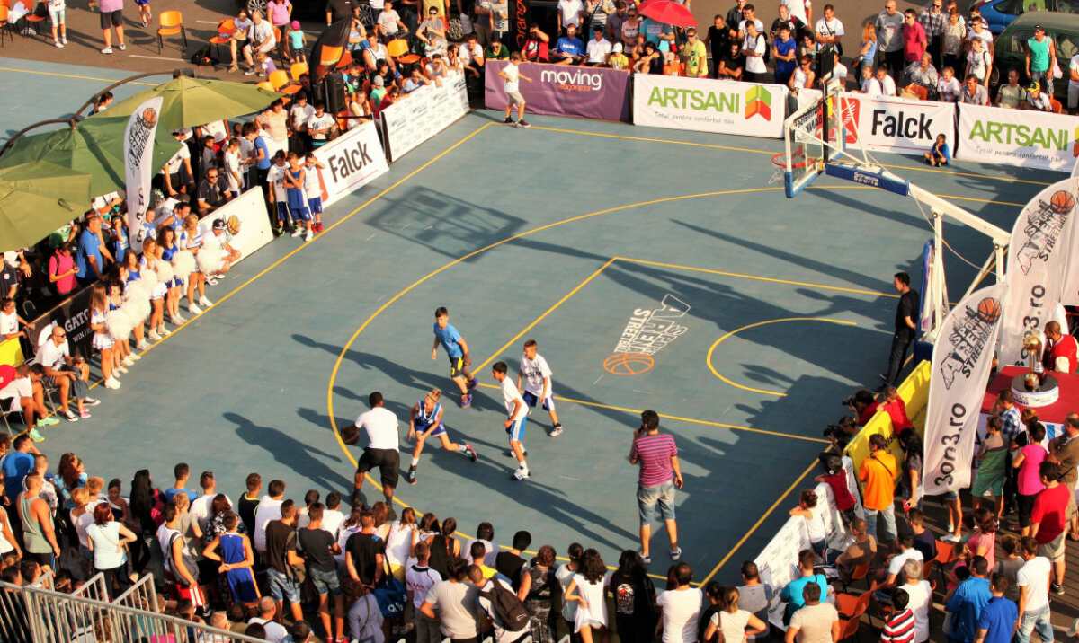 GALERIE FOTO Un vis împlinit » Au jucat baschet împotriva campionilor, la AFI 3x3 Battleground