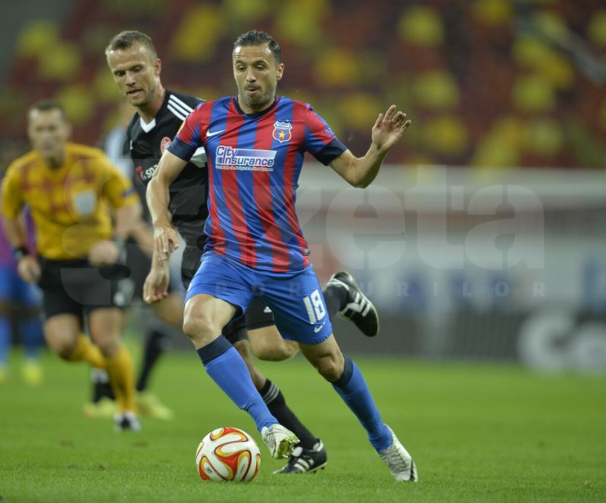 VIDEO+FOTO C-aşa-i în tenis » Dezolantă în prima repriză, Steaua a scăpat cu 0-0 la pauză, dar a umilit-o pe Aalborg pînă la final, 6-0!