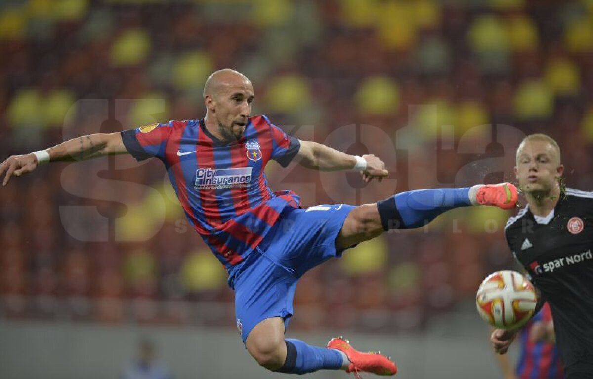 VIDEO+FOTO C-aşa-i în tenis » Dezolantă în prima repriză, Steaua a scăpat cu 0-0 la pauză, dar a umilit-o pe Aalborg pînă la final, 6-0!