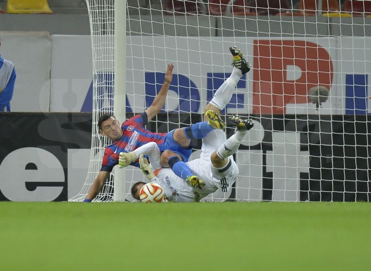 VIDEO+FOTO C-aşa-i în tenis » Dezolantă în prima repriză, Steaua a scăpat cu 0-0 la pauză, dar a umilit-o pe Aalborg pînă la final, 6-0!