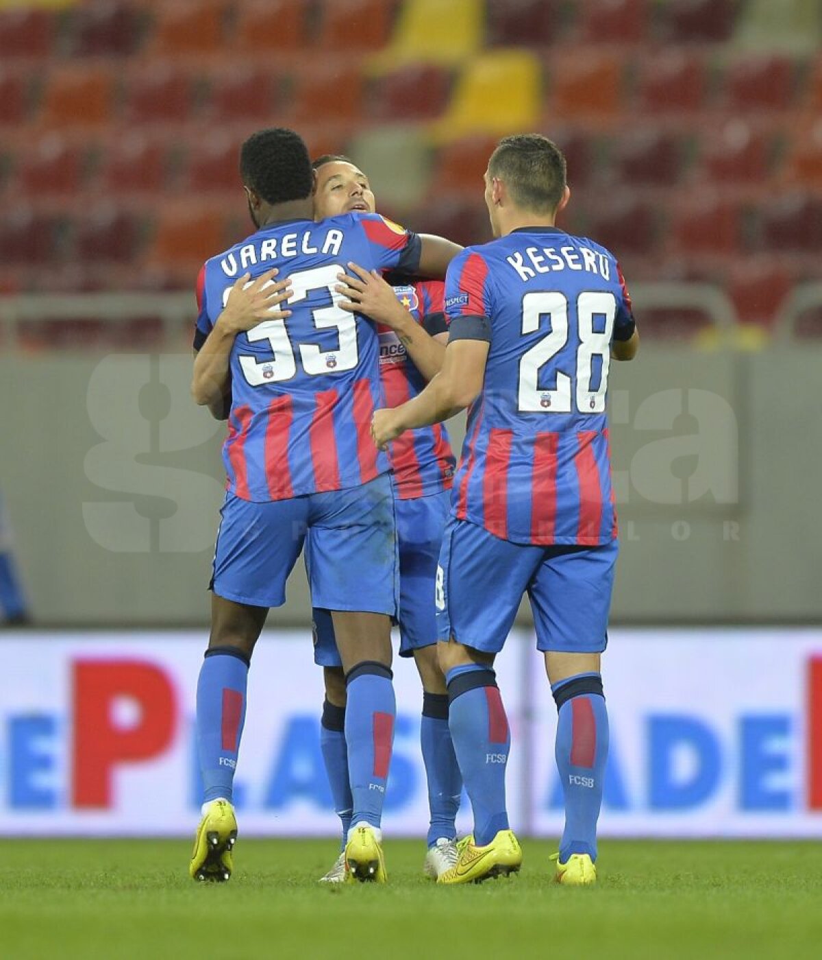 VIDEO+FOTO C-aşa-i în tenis » Dezolantă în prima repriză, Steaua a scăpat cu 0-0 la pauză, dar a umilit-o pe Aalborg pînă la final, 6-0!