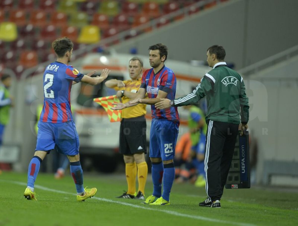 VIDEO+FOTO C-aşa-i în tenis » Dezolantă în prima repriză, Steaua a scăpat cu 0-0 la pauză, dar a umilit-o pe Aalborg pînă la final, 6-0!