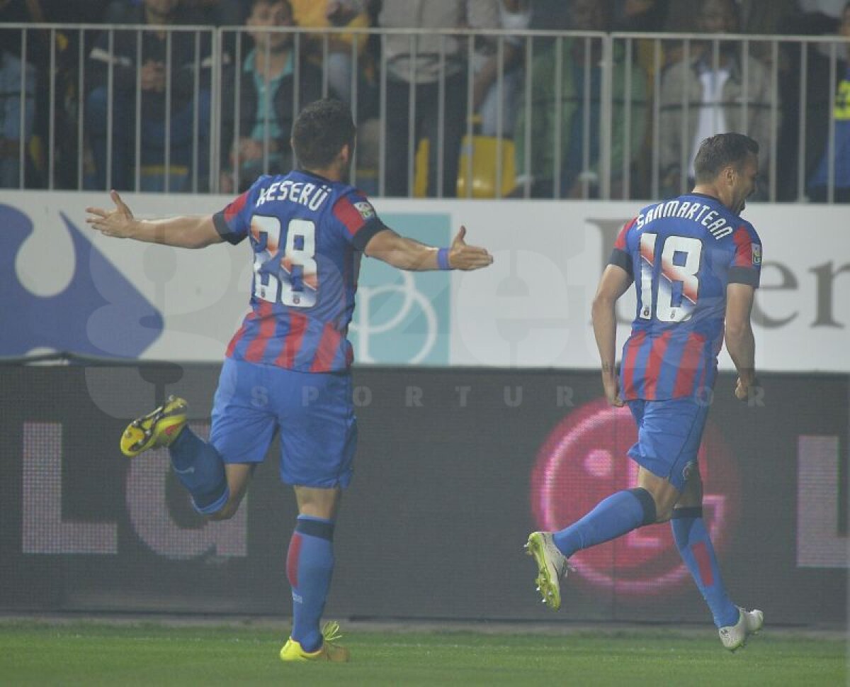 FOTO şi VIDEO Steaua învinge Petrolul cu 3-2, după un meci cu de toate! Roş-albaştrii rămîn lideri în Liga 1