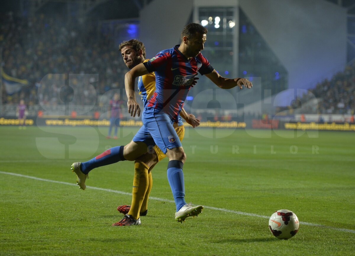 FOTO şi VIDEO Steaua învinge Petrolul cu 3-2, după un meci cu de toate! Roş-albaştrii rămîn lideri în Liga 1