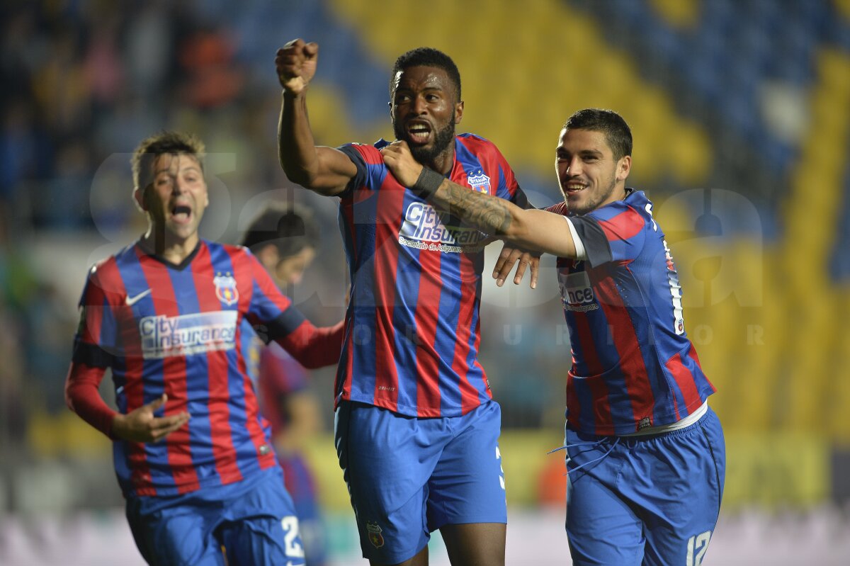 FOTO şi VIDEO Steaua învinge Petrolul cu 3-2, după un meci cu de toate! Roş-albaştrii rămîn lideri în Liga 1
