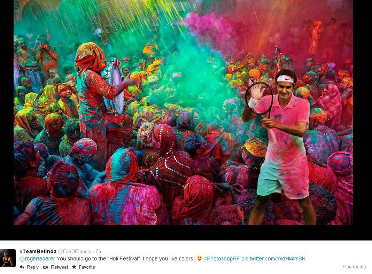 Cu fanii în India » Ce sugestii i-au făcut admiratorii lui Roger Federer pentru vacanţa din Delhi