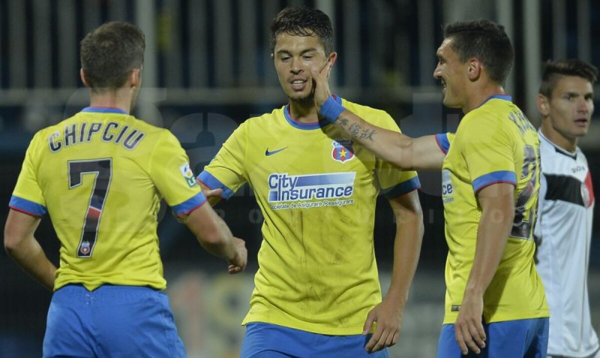 FOTO Steaua a avut nevoie de un om în plus pentru a trece de ACS Berceni în "şaisprezecimile" Cupei