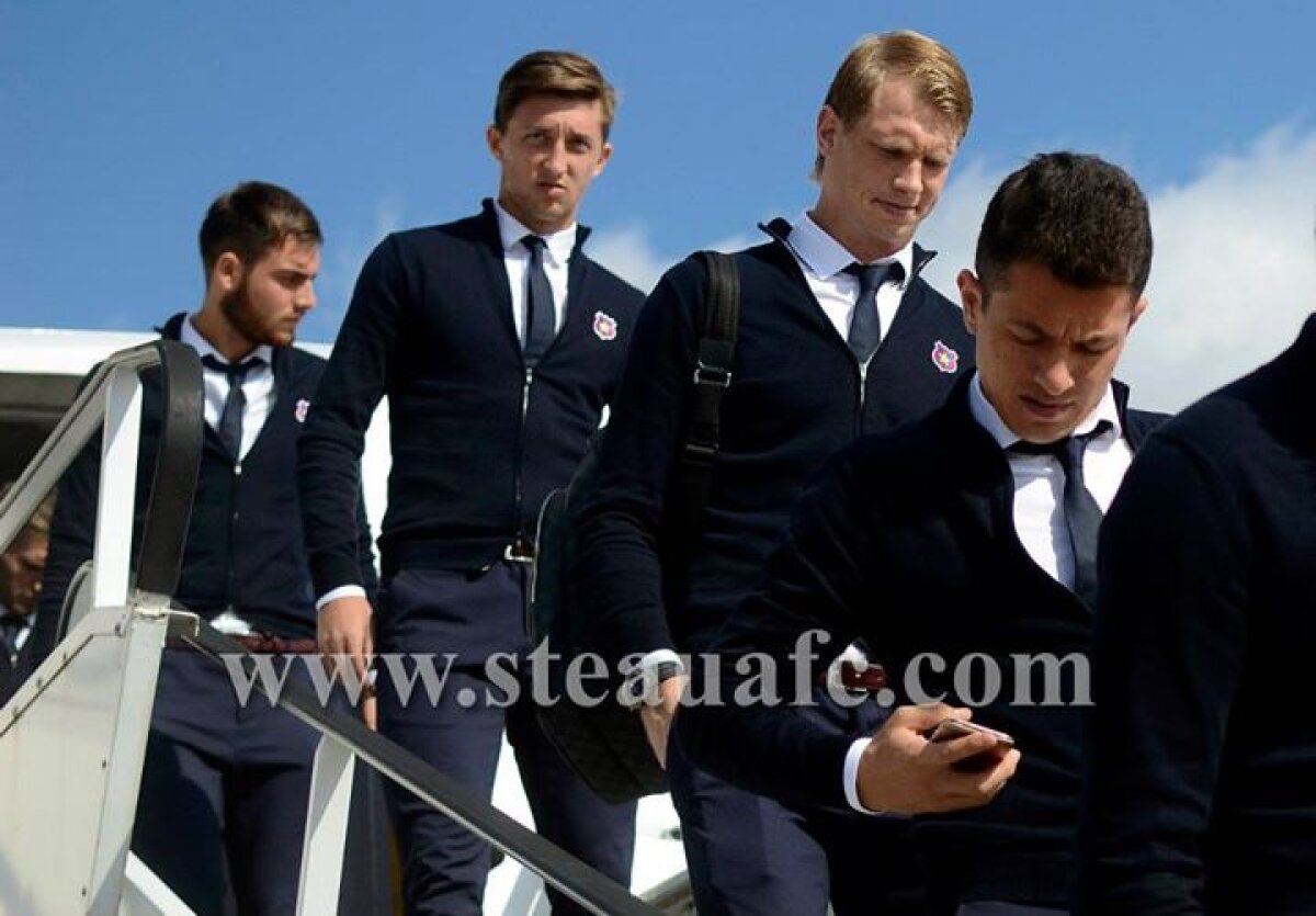 FOTO Steliştii au ajuns la Kiev » Programul ”roş-albaştrilor” înainte de meciul cu Dinamo