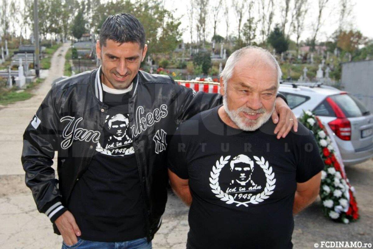GALERIE FOTO Dinamoviştii s-au recules la mormîntul lui Cătălin Hîldan » Dănciulescu: ”În memoria «Unicului Căpitan», să umplem arena!”
