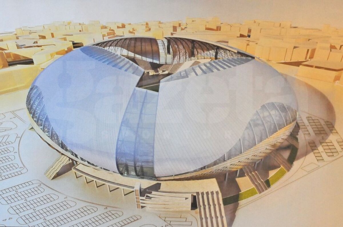 FOTO După opera lui Brâncuşi » În cît timp va fi gata noul stadion al Craiovei şi cum va arăta