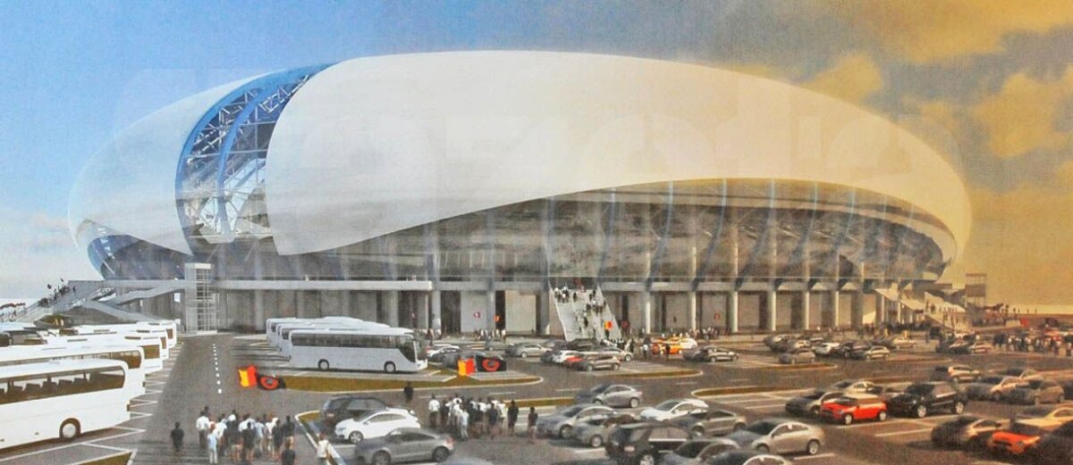 FOTO După opera lui Brâncuşi » În cît timp va fi gata noul stadion al Craiovei şi cum va arăta