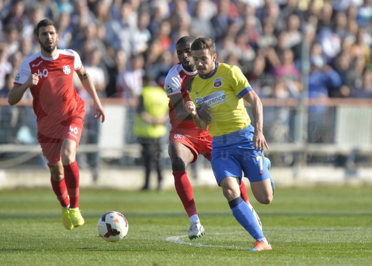 FOTO şi VIDEO Oţelul - Steaua 0-3 » Roş-albaştrii cîştigă fără emoţii şi rămîn pe primul loc