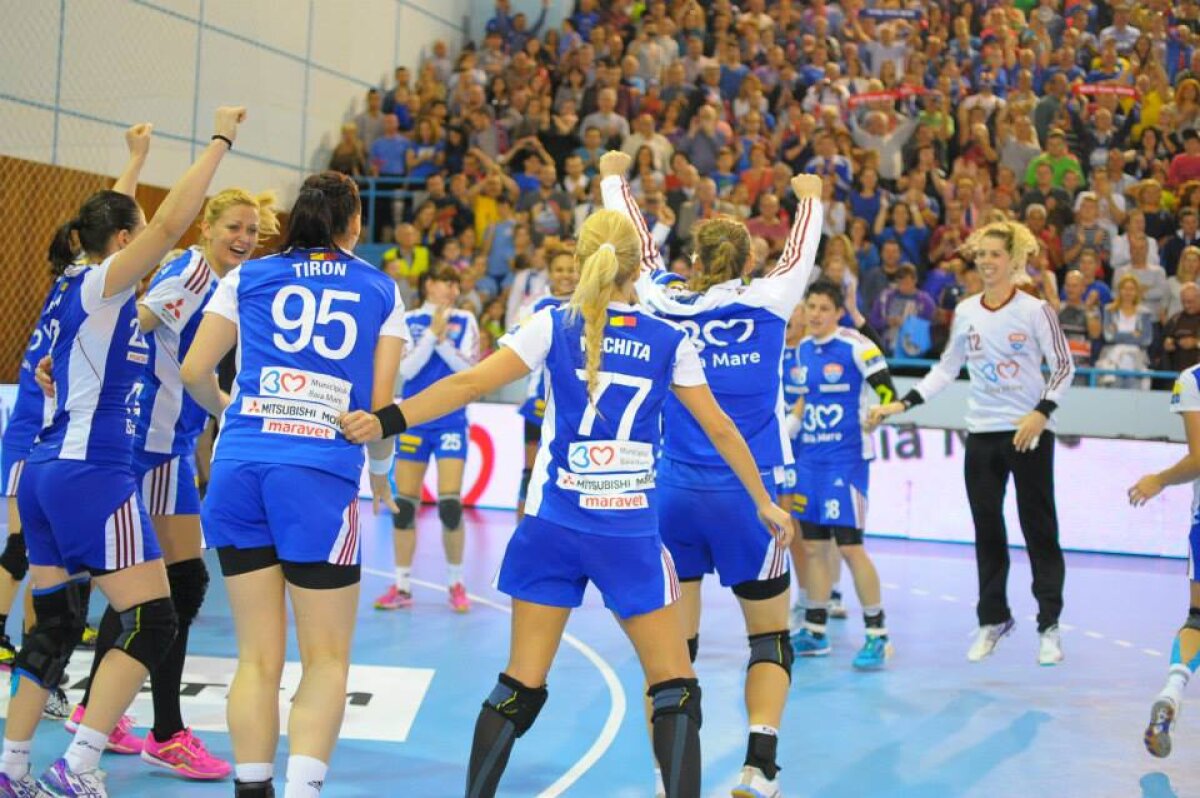 FOTO Baia Mare e mai tare! » HCM s-a impus în duelul cu CSM Bucureşti şi îşi securizează prima poziţie, scor 24-21