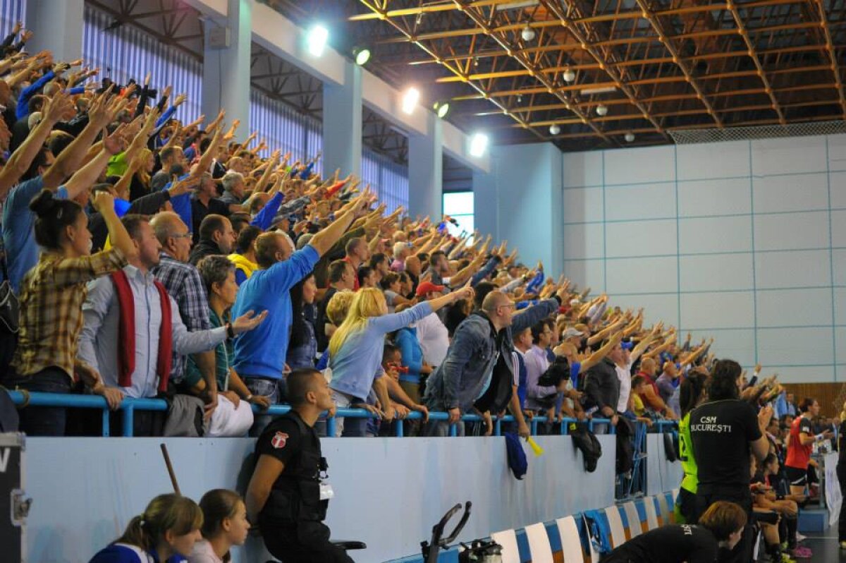 FOTO Baia Mare e mai tare! » HCM s-a impus în duelul cu CSM Bucureşti şi îşi securizează prima poziţie, scor 24-21