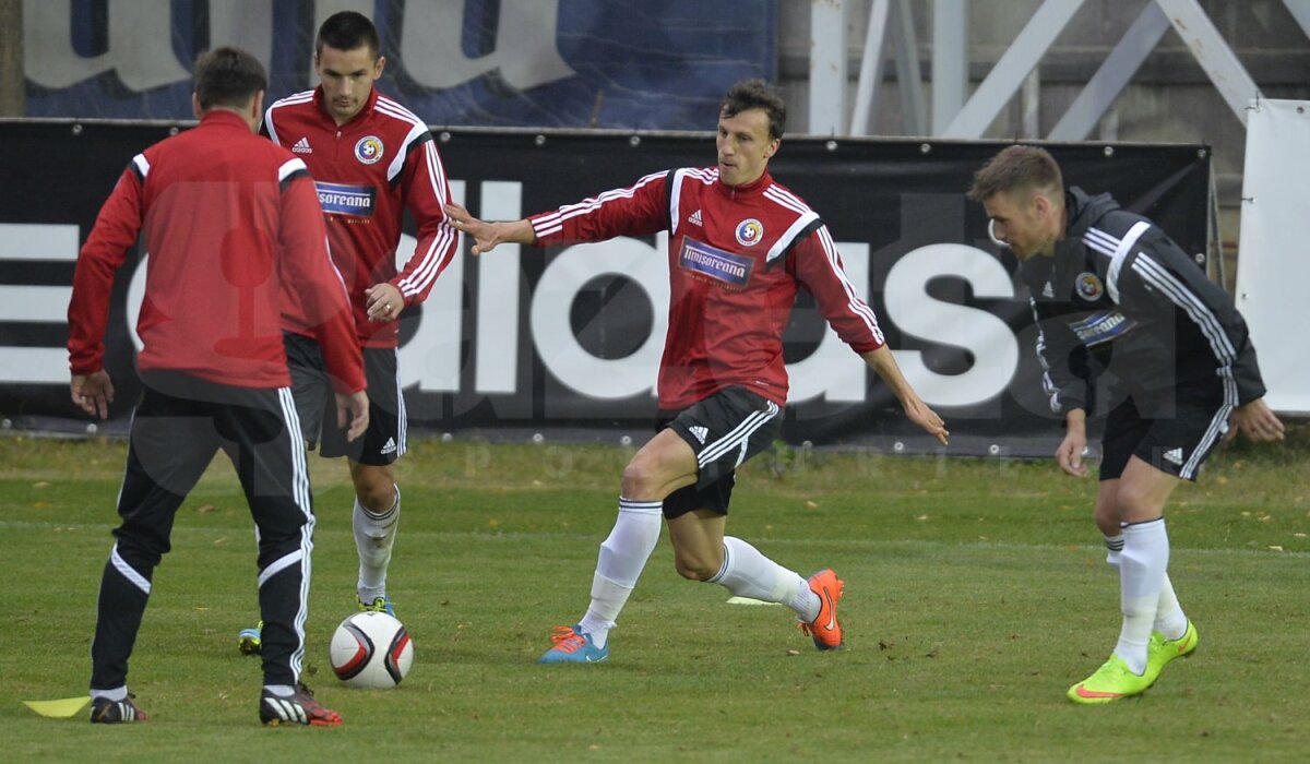 FOTO I-a luat uşor » Cum a decurs primul antrenament al naţionalei înainte de confruntarea cu Ungaria
