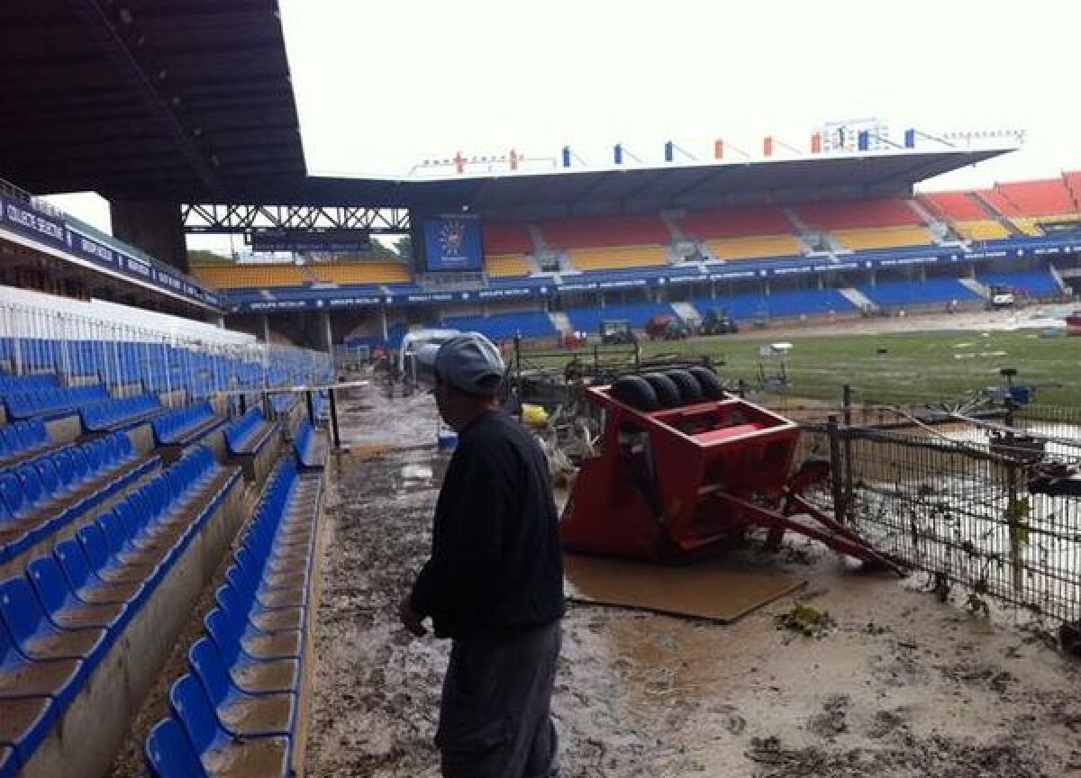 GALERIE FOTO Ploile torenţiale din Franţa fac ravagii! Stadionul unei foste campioane arată ca după bombardament