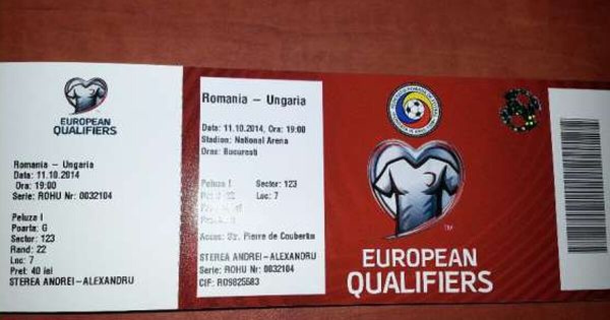 FOTO Au explodat preţurile la bilete! Bişniţarii vor să scoată un profit uriaş pe seama meciului cu Ungaria