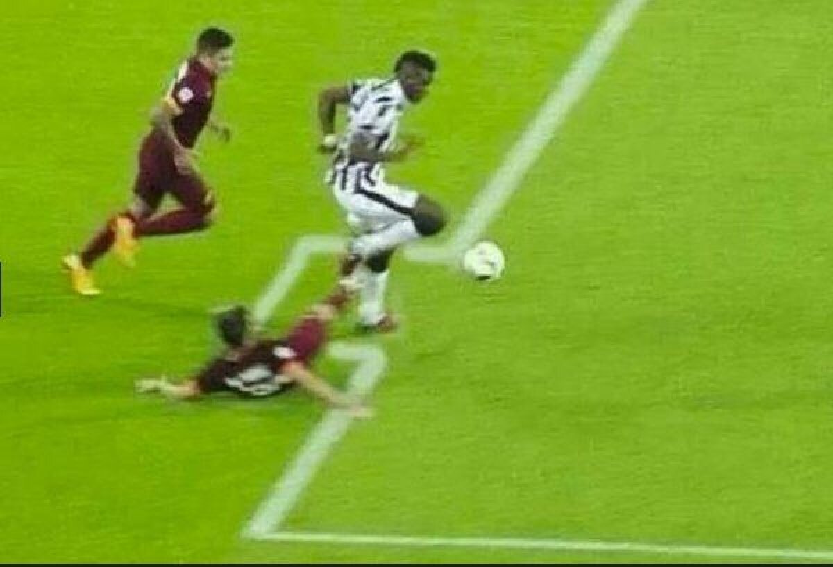 Arbitrul de la Juventus - Roma 3-2 a scăpat uşor după ce le-a dat două penalty-uri torinezilor