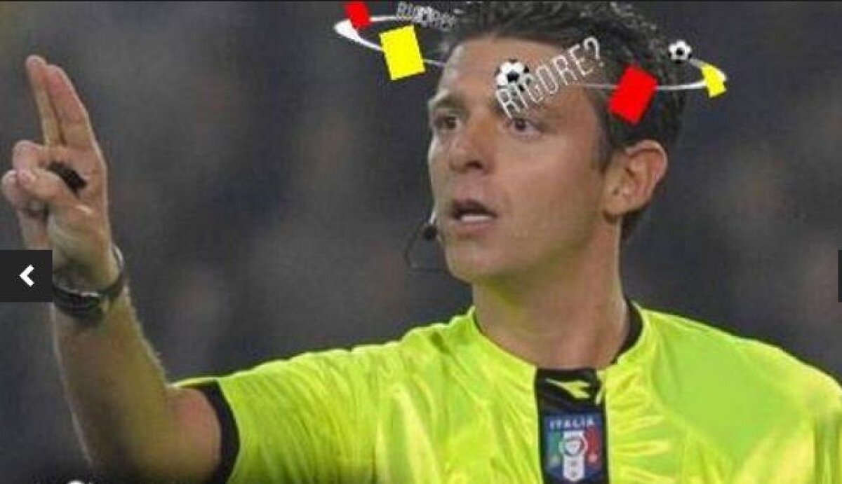 Arbitrul de la Juventus - Roma 3-2 a scăpat uşor după ce le-a dat două penalty-uri torinezilor