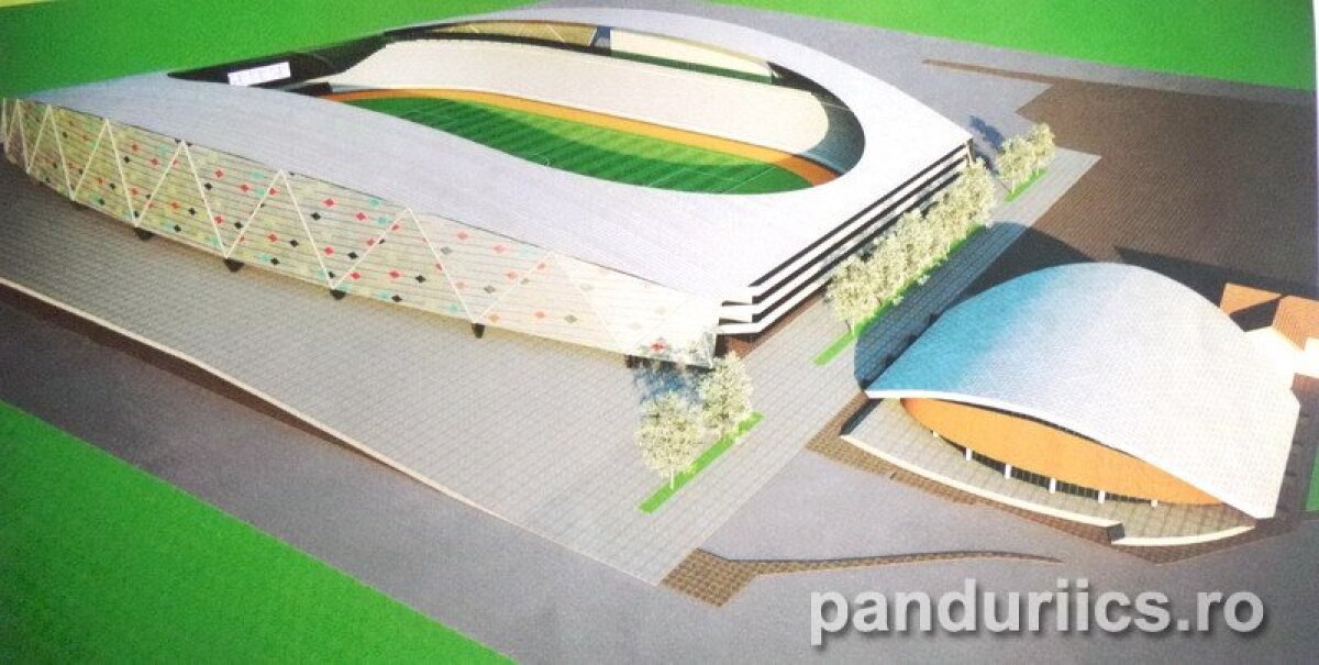 Încă un stadion modern în România! Va fi făcut după un proiect de 15 milioane de euro