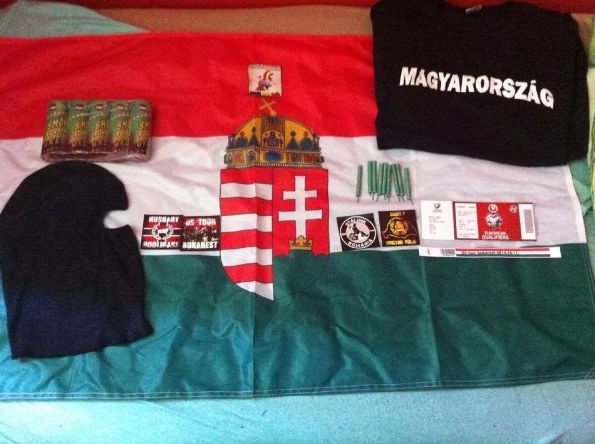 GALERIE FOTO Atenţie, UEFA! Huliganii maghiari se laudă că vin în România înarmaţi cu maşini de tocat şi cuţite!