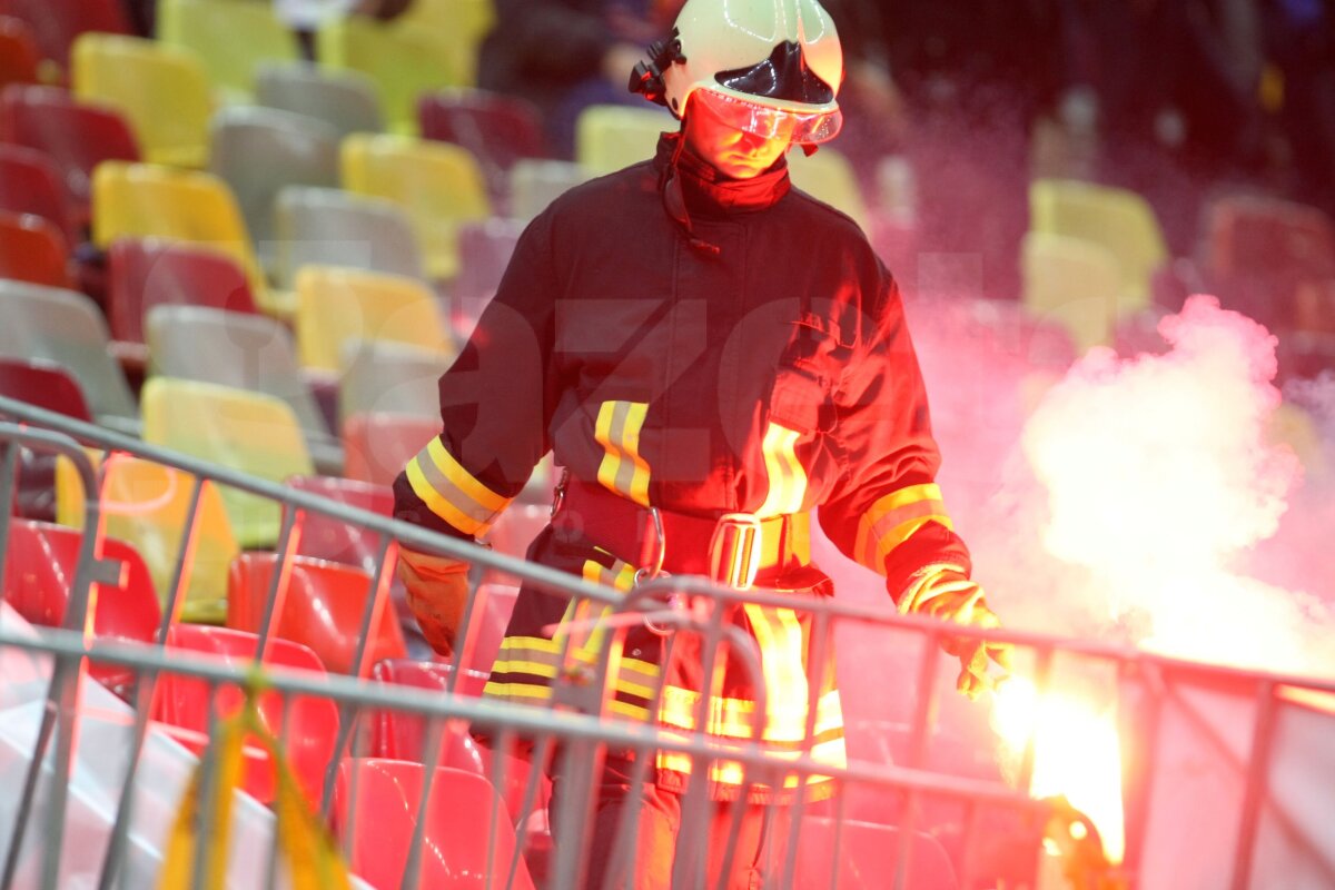 GALERIE FOTO Urmele măcelului! Incidente grave pe Naţional Arena! » Suporteri umpluţi de sînge, bătuţi de Jandarmerie şi firma de pază