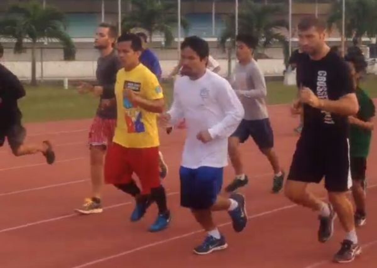 FOTO şi VIDEO Lucian Bute, noul Rocky! Primele imagini cu românul antrenîndu-se cu Manny Pacquiao