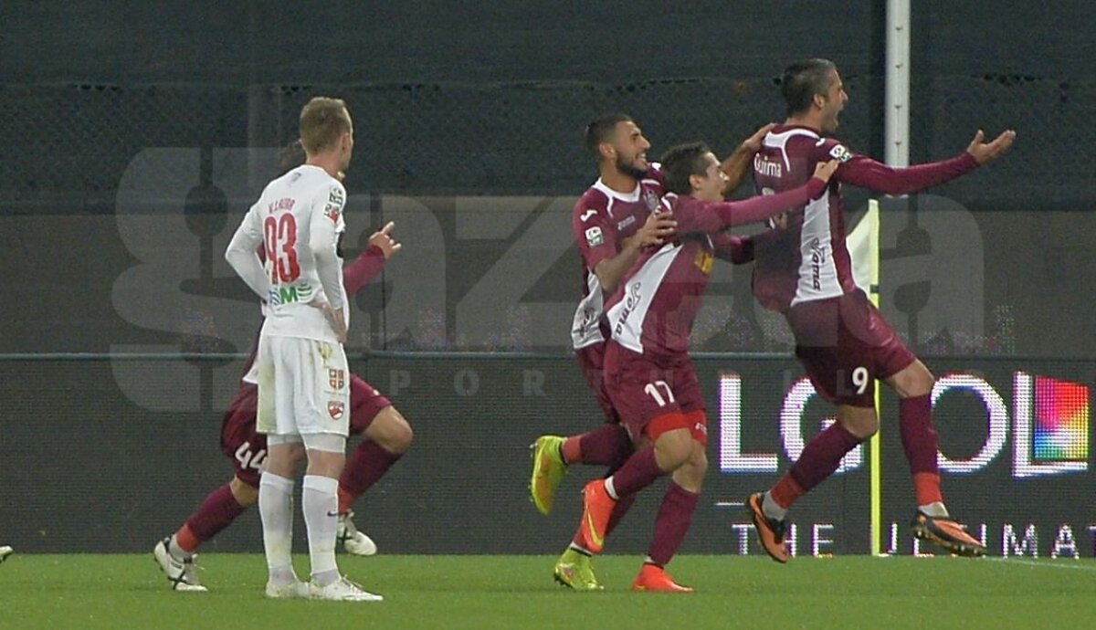 VIDEO şi FOTO CFR Cluj - Dinamo 2-1 » Ardelenii o egalează pe Steaua în fruntea Ligii 1